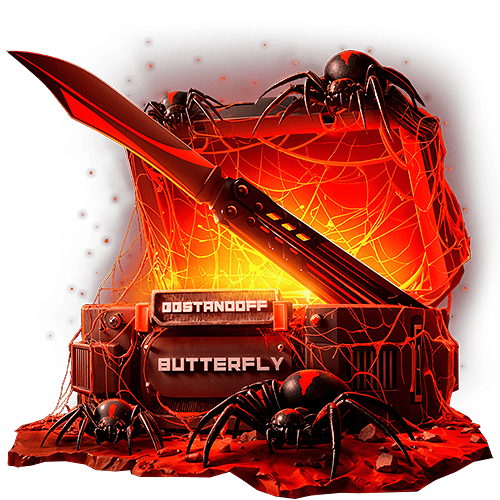 Farm Butterfly Black Widow