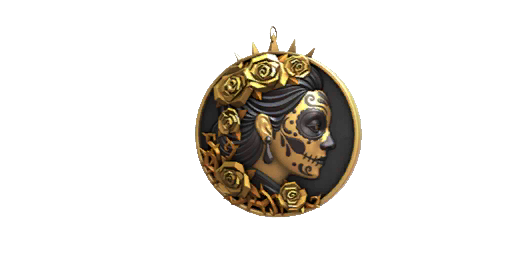 Charm | Dia de Muertos Gold